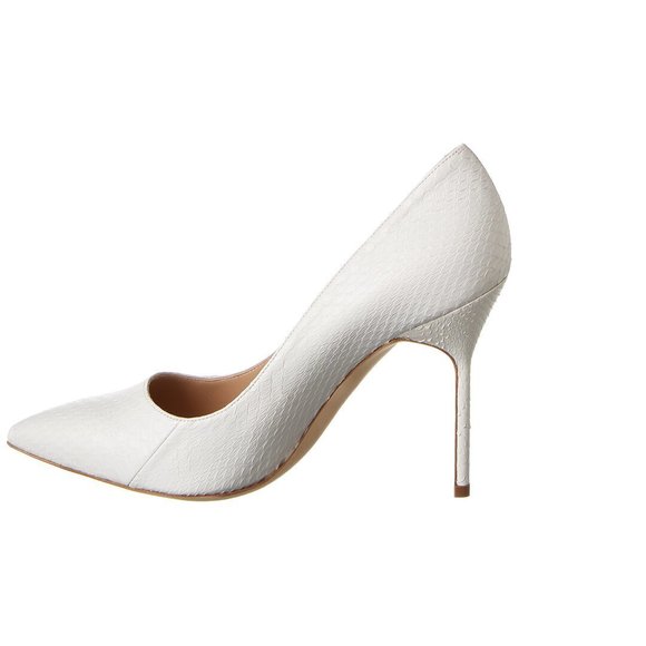 Manolo Blahnik 105 Leather Pump - Picture 2 of 6